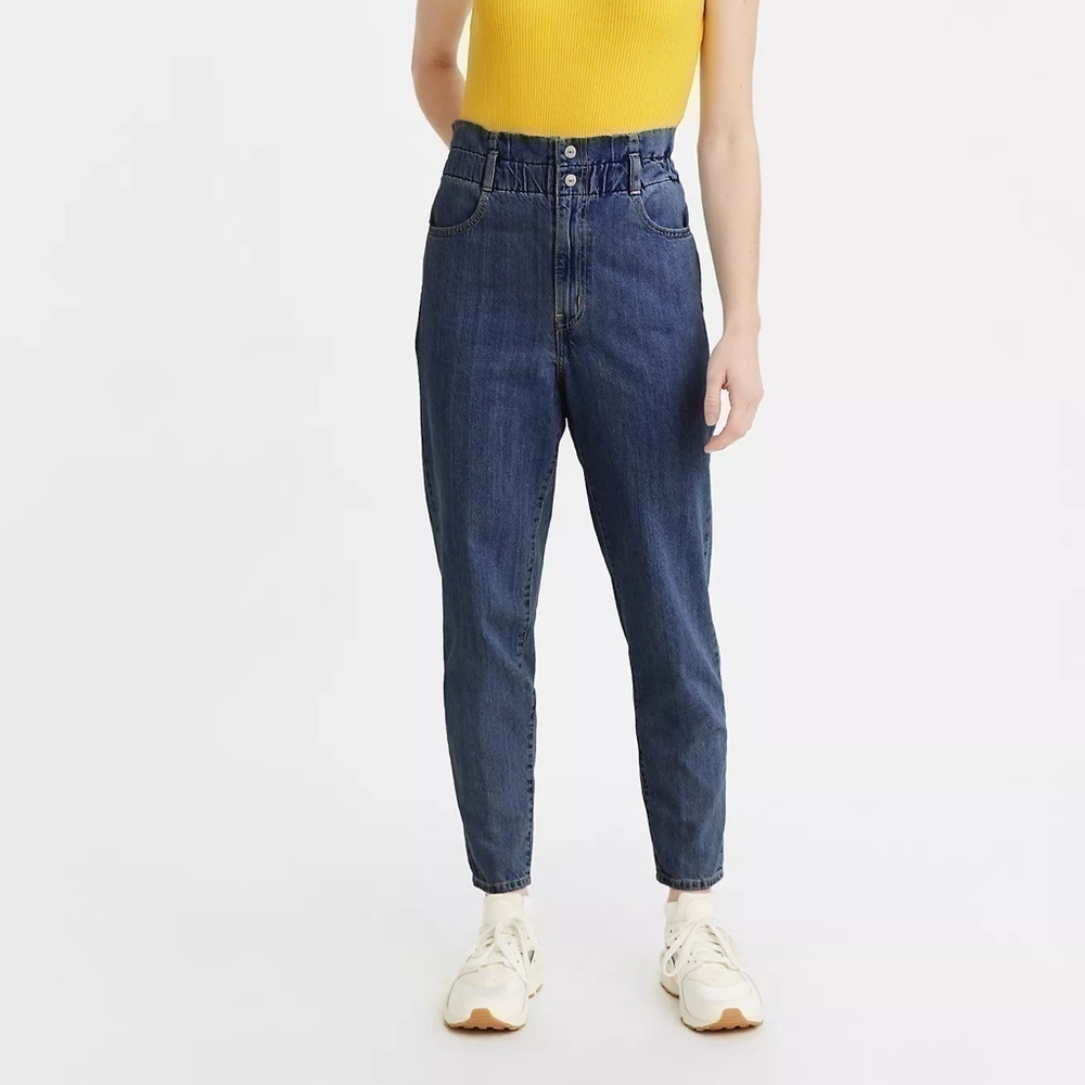 Levi’s 80s High Rise Taper Paperbag Jeans NEW 29 Blue